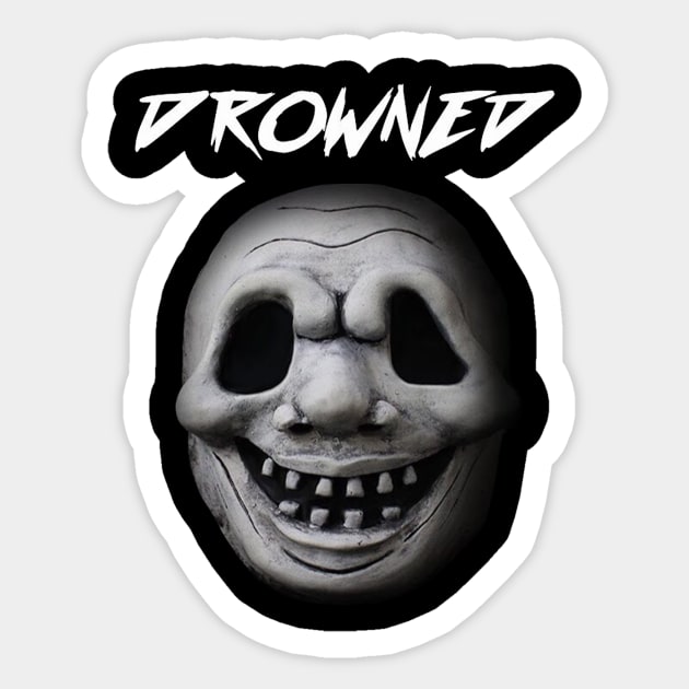 Drowned Classic Drowned Boy Cosplay Sticker TeePublic